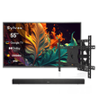 Telewizor Google Outdoor 55" - 2000 nitów QLED Ultra Jasny do Pełnego Słońca - Seria Pool Pro QLED 2.0