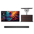 65" Google Telewizor zewnętrzny - 2000 nitów QLED ultra jasny do pełnego słońca - Pool Pro QLED 2.0 Series