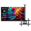 65" Google Telewizor zewnętrzny - 2000 nitów QLED ultra jasny do pełnego słońca - Pool Pro QLED 2.0 Series