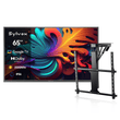 65" Google Telewizor zewnętrzny - 2000 nitów QLED ultra jasny do pełnego słońca - Pool Pro QLED 2.0 Series