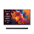 75" Google Telewizor zewnętrzny - 2000 nitów QLED Ultra jasny do pełnego słońca - Pool Pro QLED 2.0 Seria