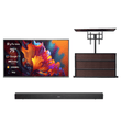 75" Google Telewizor zewnętrzny - 2000 nitów QLED Ultra jasny do pełnego słońca - Pool Pro QLED 2.0 Seria