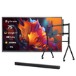 75" Google Telewizor zewnętrzny - 2000 nitów QLED Ultra jasny do pełnego słońca - Pool Pro QLED 2.0 Seria