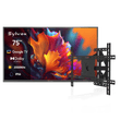 75" Google Telewizor zewnętrzny - 2000 nitów QLED Ultra jasny do pełnego słońca - Pool Pro QLED 2.0 Seria