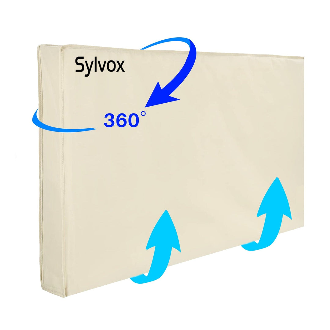 Sylvox-DE Sylvox Wasserdichte TV-Abdeckung für Outdoor-Fernsehen 70-75"