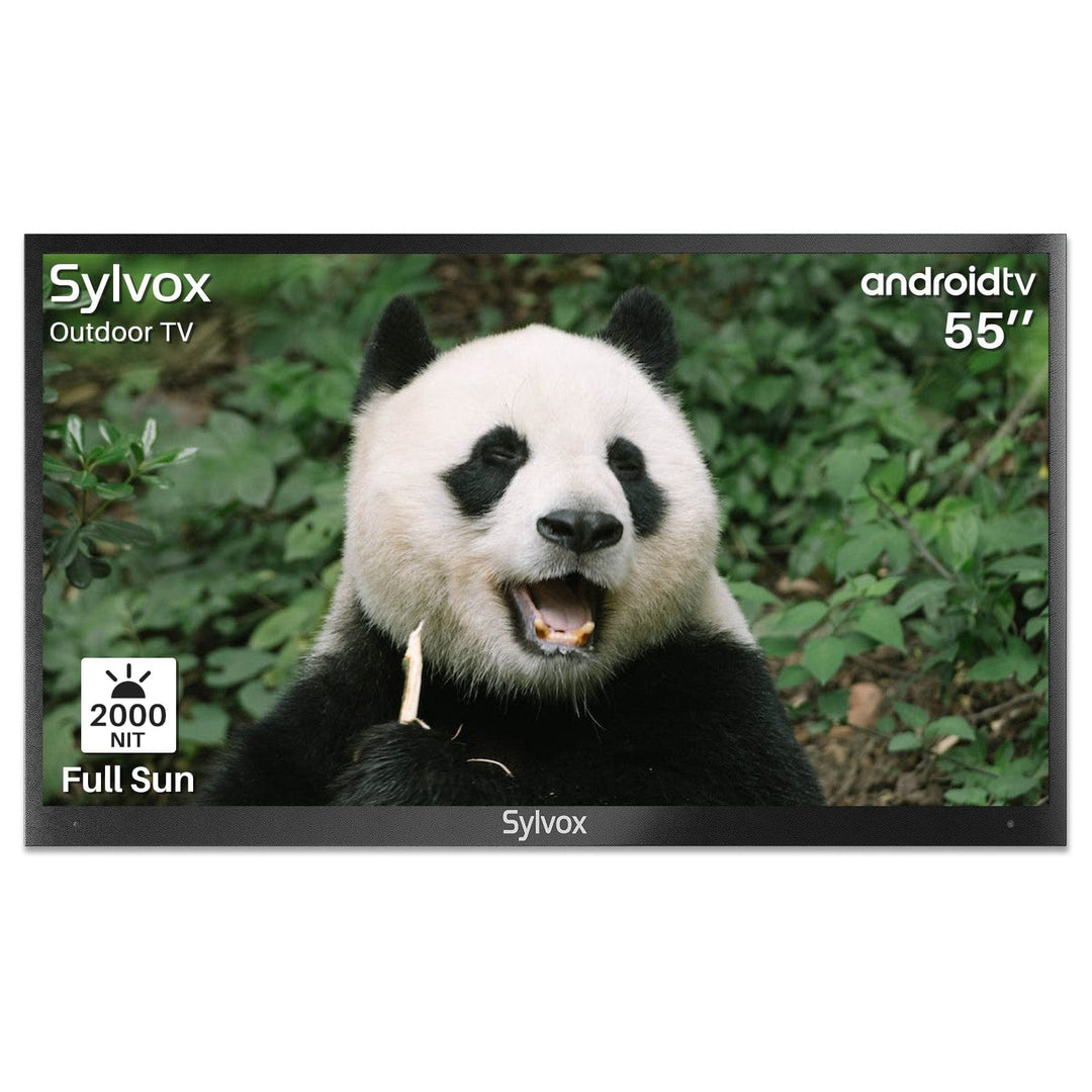 Sylvox 55" Smart Outdoor TV Waterproof (Full Sun) - Pool Series